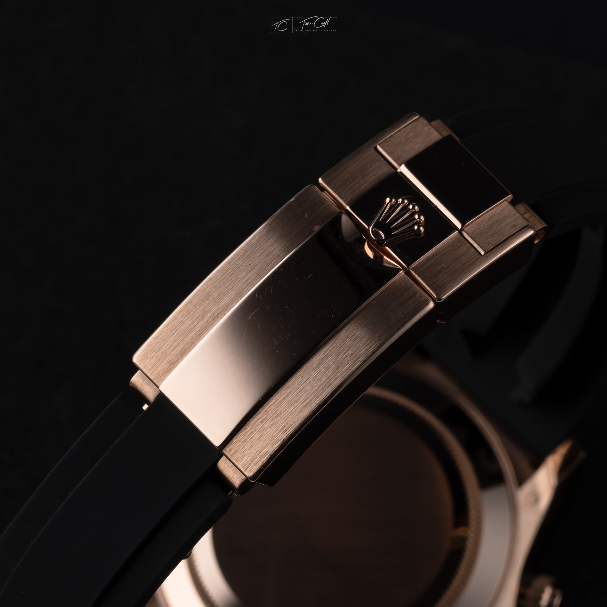 Authentic Rolex Daytona Meteorite Rose Gold Buckle