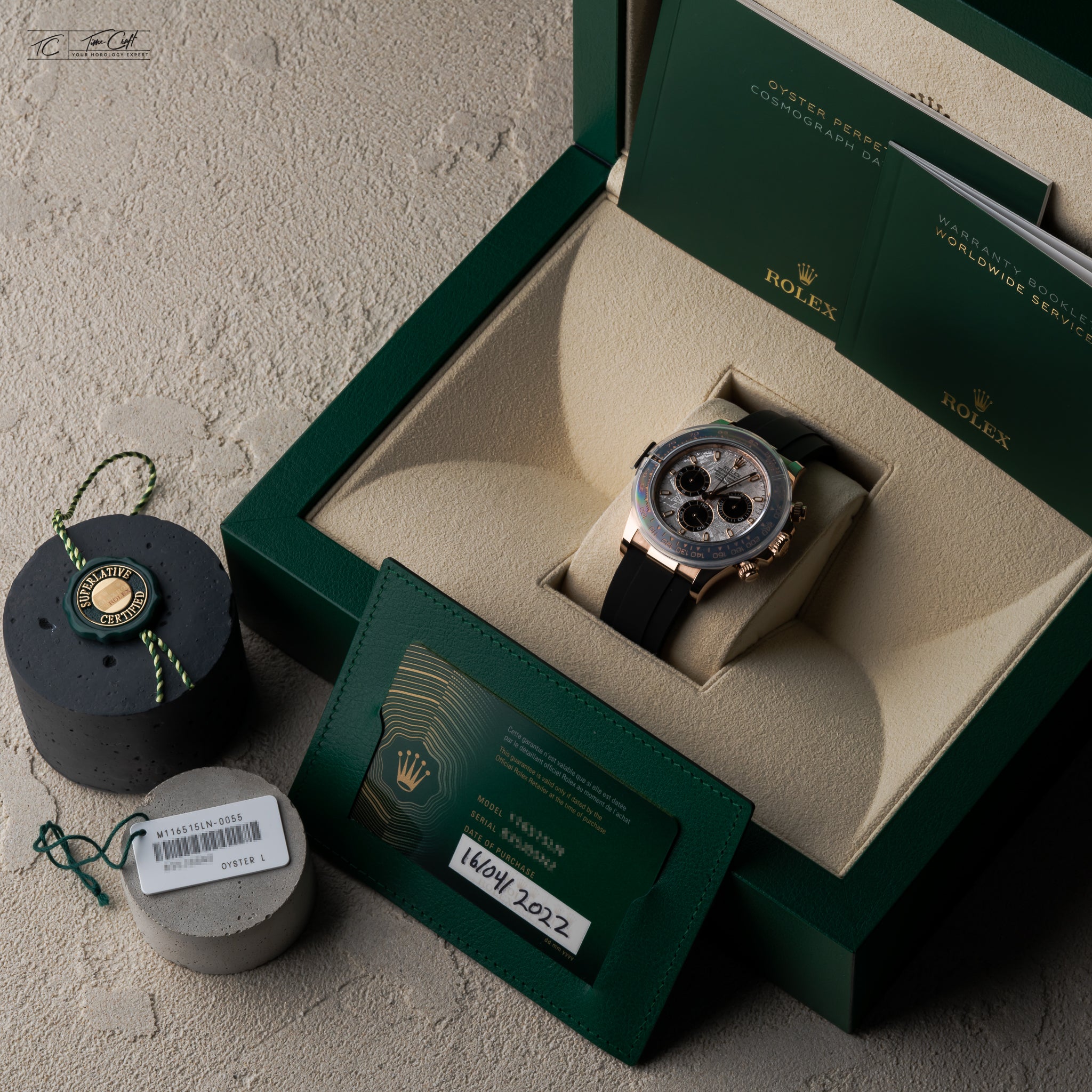 Genuin Rolex Cosmograph Daytona Meteorite Dial Full Set Box Papers