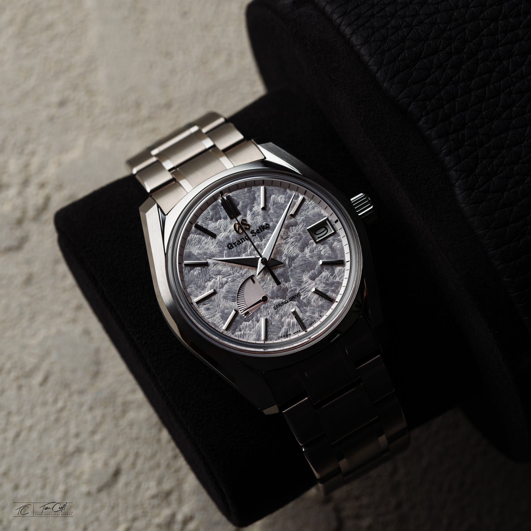 Authentic Grand Seiko Shunbun Spring Drive Charles Simon Watch Roll