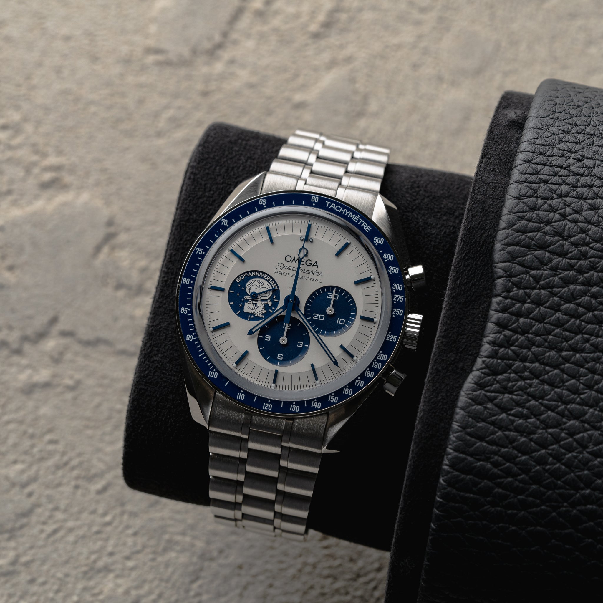 Omega Speedmaster Silver Snoopy Charles Simon Theo Watch Roll